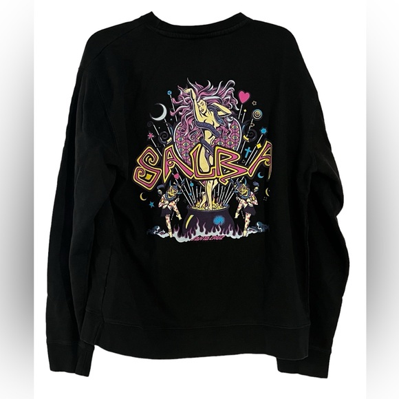 Santa Cruz Skateboard Black Crewneck Sweatshirt (M) - Picture 3 of 4